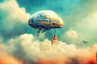 Buitenaardse fantasie, psychedelische dromen en vliegend tuig van Jef Peeters thumbnail