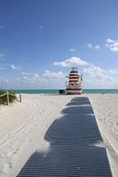 Eine South Beach Lebensretter Station