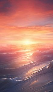 Goldene Stunde am Meer