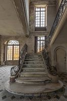 Trap in verlaten kasteel