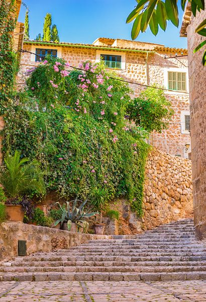 Old village of Fornalutx on Majorca, Spain Balearic Islands by Alex Winter
