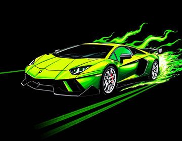 Lamborghini Aventador 3 van MIROKKU