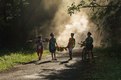 Gemeinsam nach Hause zurückkehren