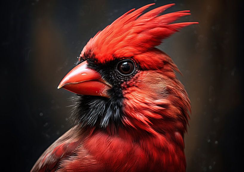 Plumes rouges vibrantes par La collection ARTEO