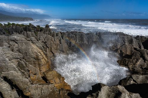 Pancake Rocks (Zuidereiland Nieuw-Zeeland)
