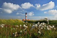 Idyllische vuurtoren Westerhever