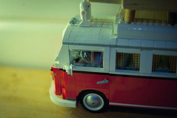 Volkswagenbus van Lego van Niek