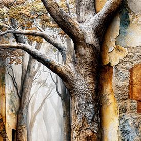 Gate from forest and time by Max Steinwald