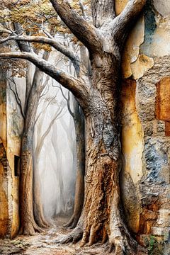 Porte de la forêt et du temps