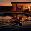 Twilight Swim im Modern Retreat von Jan Keteleer