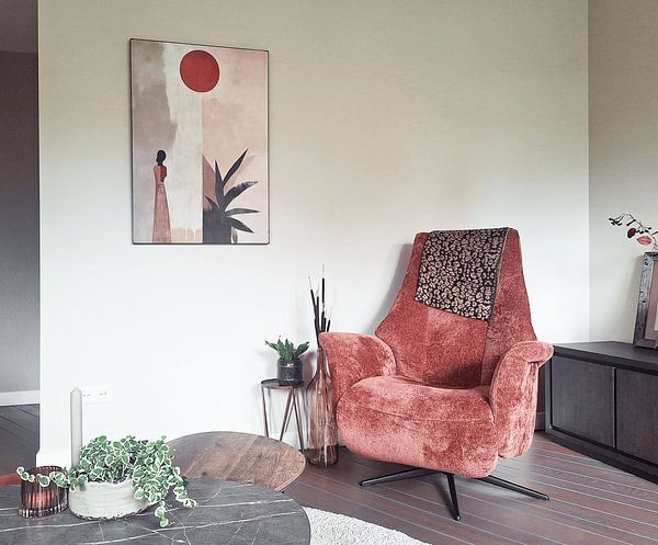 Customer photo: Taupe & Beige Painting by ARTEO Paintings, on ArtFrame