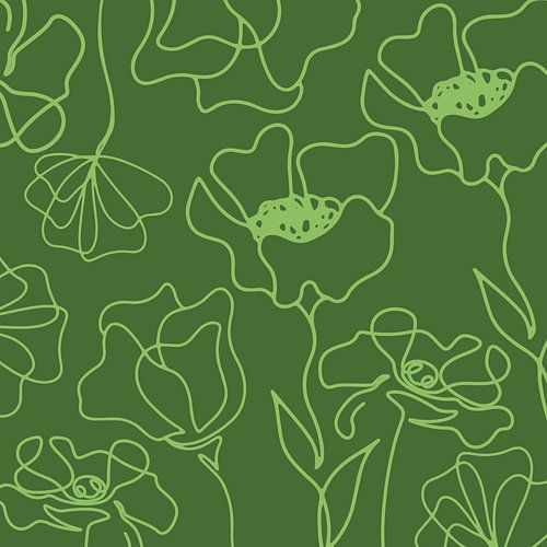 Scandinavische Bloemenmarkt Groen