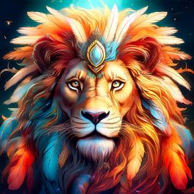 Lion 3 by Christiane Calmbacher