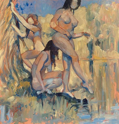 Bathing nudes