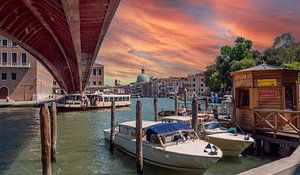 Canal Grande in Venetië Italië van Animaflora PicsStock
