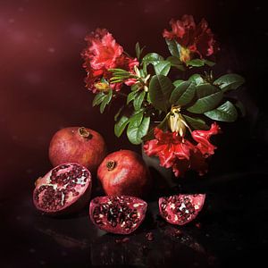 De schoonheid van granaatappels . van Saskia Dingemans Awarded Photographer