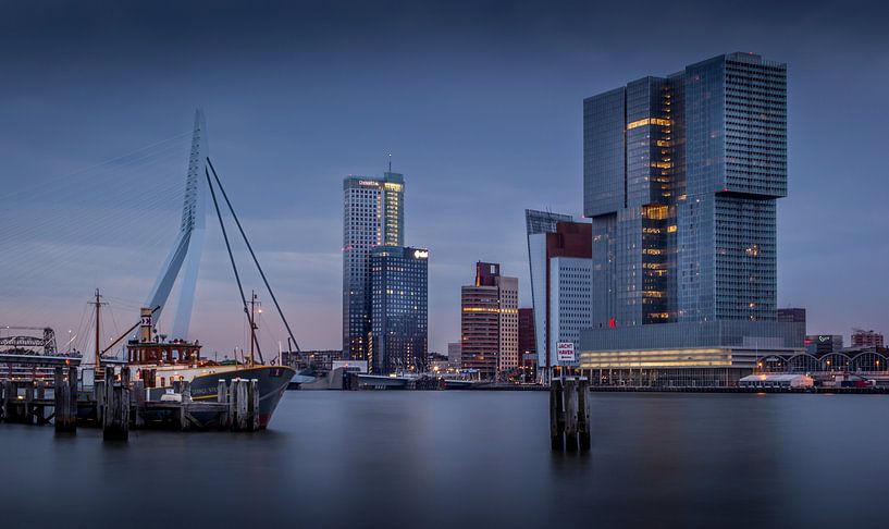 Skyline Rotterdam van Patrick Rodink
