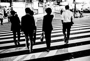 Tokyo kruispunt straatfotografie van Jelmer Gremmen