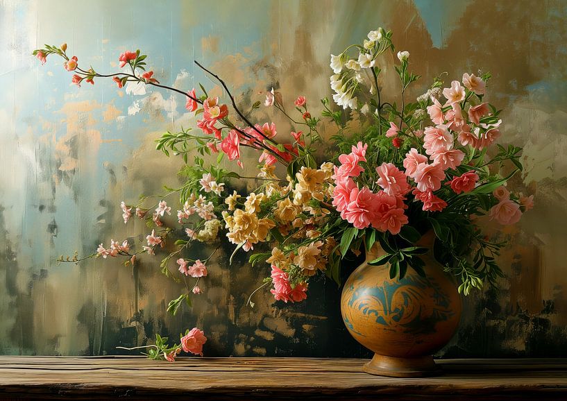 Camellia Boeket van Dakota Wall Art