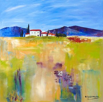 Toscanië van Rita Tielemans Kunst