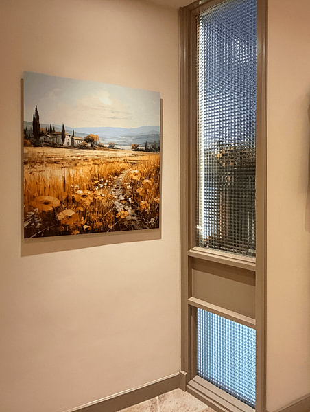 Klantfoto: Toscane van Imagine, op aluminium
