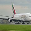 Emirates Airbus A380 Passagierflugzeug. von Jaap van den Berg