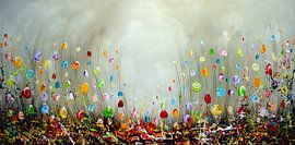 Abstrakte Blumen von Gena Theheartofart