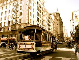 Cable car, San Francisco, Californie by Samantha Phung