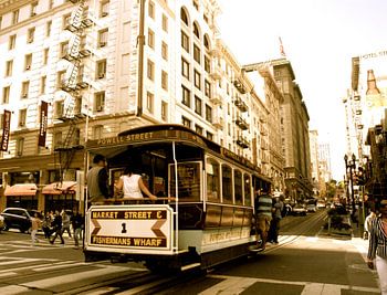 Cable car, San Francisco, Californie