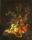 Stillevenschilderkunst met Fruits, Jan Davidsz. de Heem & Cornelis de Heem; Cornelis de Heem van Meesterlijcke Meesters thumbnail