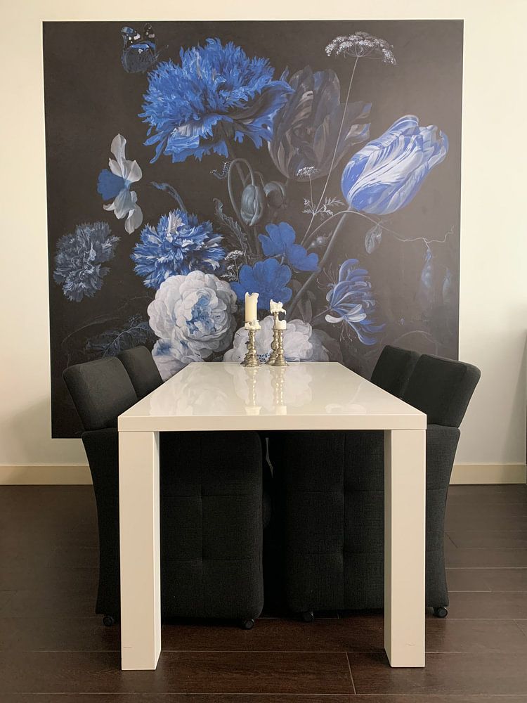 Still Life - Delft Blue  van Marja van den Hurk 