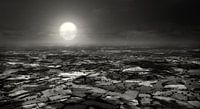 Engelse countryside bij maanlicht van Frank Wijn thumbnail