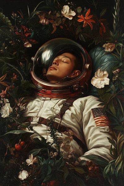 Sleeping Astronaut by Computer Dreams