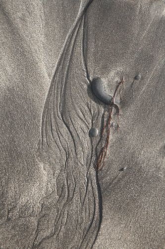 Fine flow structures in the sand