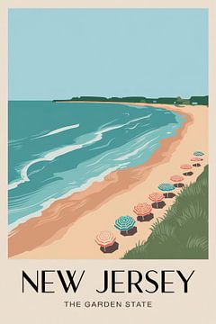 New Jersey by Poster Art Shop