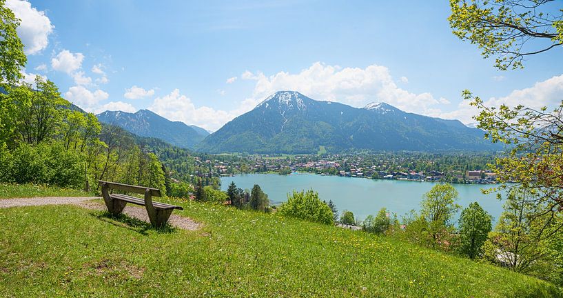 Uitkijkbank op de Leeberg Tegernsee van SusaZoom