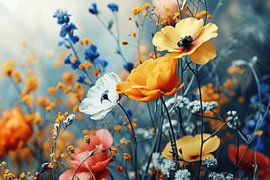 Blumenfeld voller Wildblumen