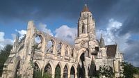 Ruïnes van de Saint-Étienne-le-Vieux kerk, Caen, Frankrijk