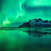 Stokksnes noorderlicht van Wojciech Kruczynski