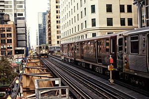 Metro in Chicago van Hans van Oort