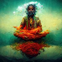 Sadu en méditation