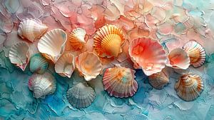 Shells in Watercolour by ByNoukk
