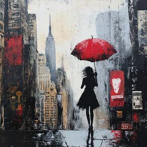 Rot im Regen