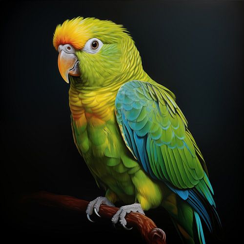 Sittich auf einem Ast