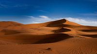Winding dune landscape in the desert near Merzouga by Rene Siebring thumbnail