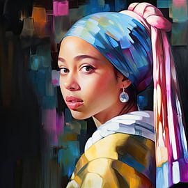 Girl with a pearl earring painting Vermeer