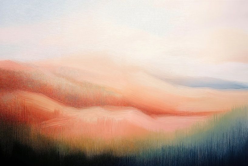 Nebliger Morgen in Pastell von Studio BB