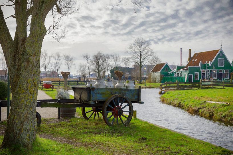 Zaanse Schans melkkar van Rob van der Teen