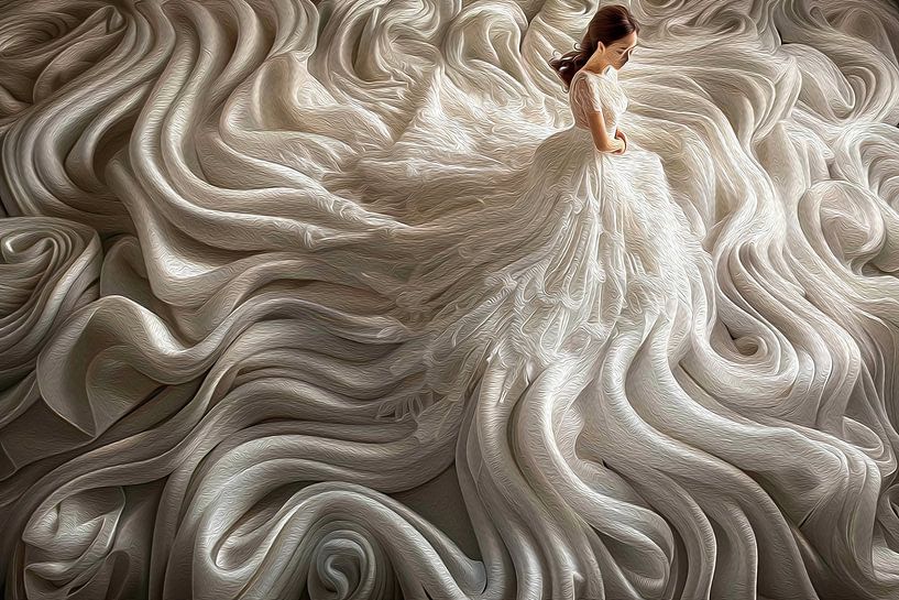 pictorial japanese gown fantasy by Egon Zitter