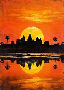 Angkor Wat Sonnenuntergang